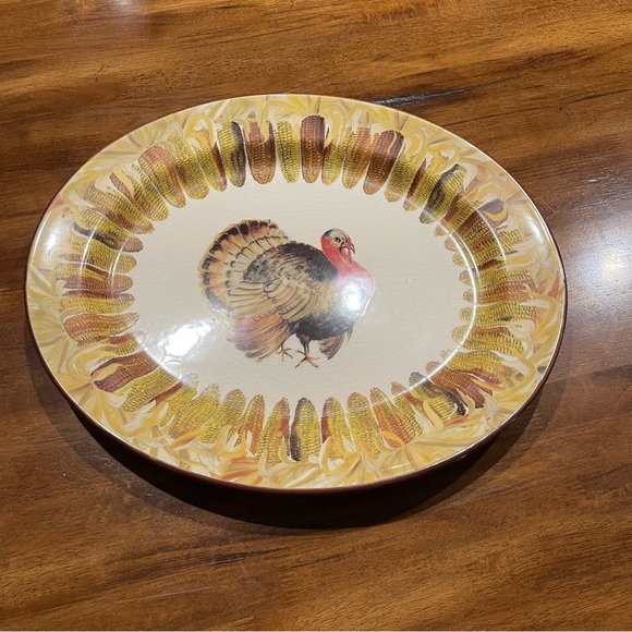 Ceramisia Turkey Platter Made in Italy - Picture 4 of 9